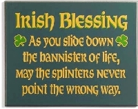 Humorous Irish Blessing from McAfee Family